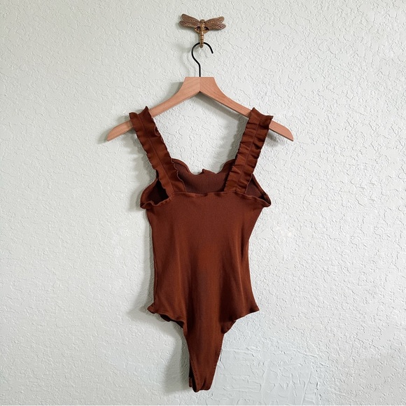 Francesca’s•Ayla•Brown Tank Bodysuit for Women•XL - Picture 6 of 6